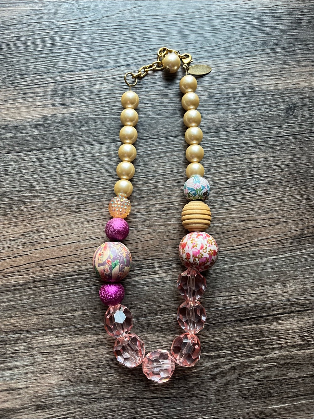 Lenora Dame Pink Necklace